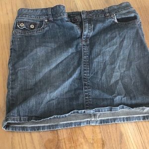 size 12 stretch denim skirt from axcess